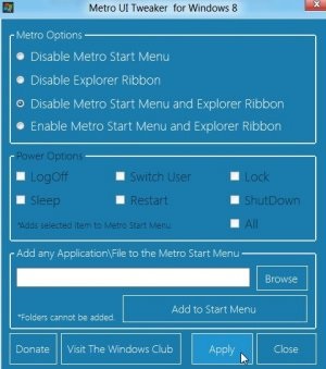 Vechi moduri de a dezactiva interfața metrou în Windows 8