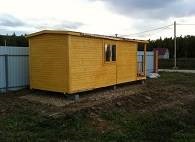 Am pus cabinele pe dacha pregătirea preliminară a site-ului