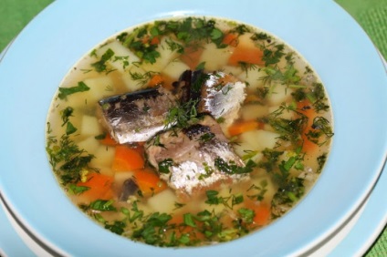 Supa din salata conservată - o farfurie gustoasă și ușoară