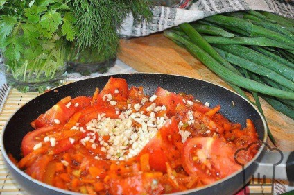 Soup kharcho borjúhús otthon - Georgian recept lépésről lépésre fotók