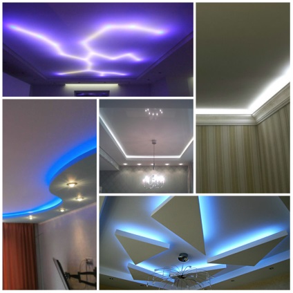 LED лента 220V връзка чрез захранване