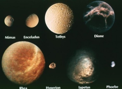 Astfel de sateliți diferiți și neobișnuiți ai lui Saturn