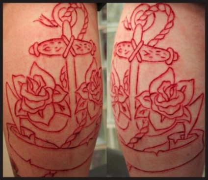 Tetoválás által okozott hegesedés, ami nem kell tennie magát (25 kép)