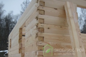Tehnologii pentru construirea de case si bai din lemn, firma de constructii ekzbrusstroy