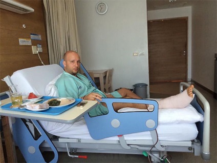 Arthur Bagdasarov, cu excepția unei fracturi, poate avea comoție - un accident