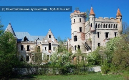 Muromtsevo Manor - gótikus palota a Vladimir régió - helyek és látnivalók -