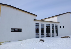 Instalarea de ferestre în cabane de la compania 