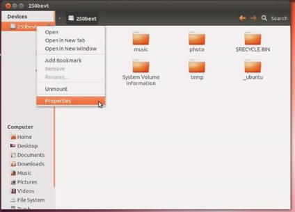 Az Ubuntu telepítése alatt windows 7