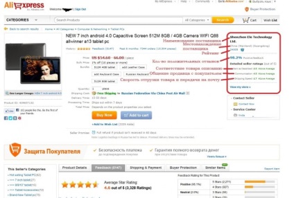 Вибір продавця на aliexpress, покупки на аліекспресс