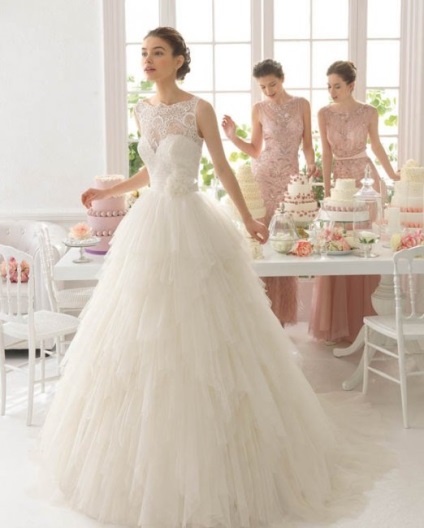Kiválasztása egy esküvői ruha 2016 a főbb körvonalait