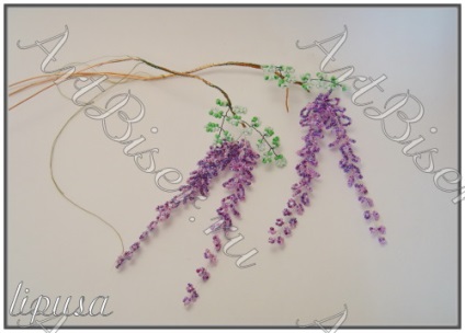 Wisteria Chineză - clasă de master (beadwork) - 17 45 - lecție de la utilizatorul Ekaterina