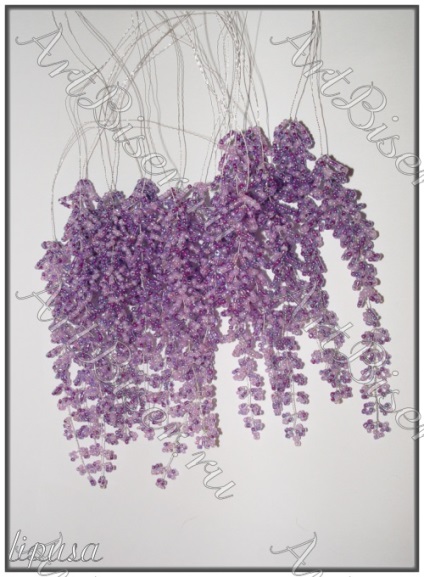 Wisteria Chineză - clasă de master (beadwork) - 17 45 - lecție de la utilizatorul Ekaterina