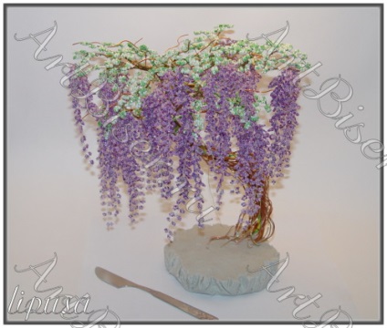 Wisteria Chineză - clasă de master (beadwork) - 17 45 - lecție de la utilizatorul Ekaterina