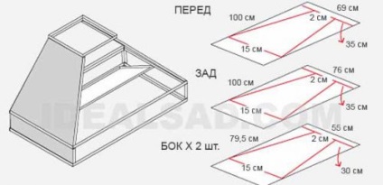 Extracție pentru grătar în foișor cu o țeava (coș de fum), o glugă cu mâinile proprii