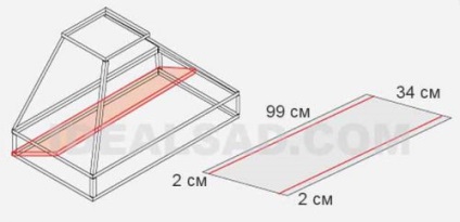 Páraelszívó grill a pavilonban egy kémény (füstcső), szagelszívó kezével