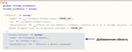 Afișați widget-uri în antetul site-ului, jnetclass - școala de dezvoltare web