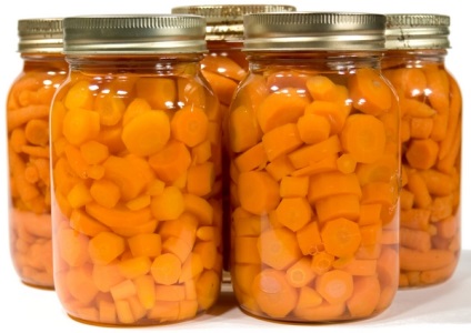 Bars sárgarépa a téli arany receptek üvegekbe, finomak, sterilizálás nélküli, otthon