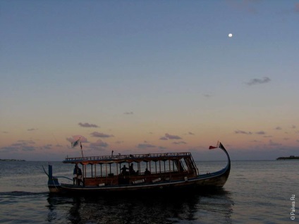 Apus de soare pe Maldive - un frumos fenomen natural din Insulele Maldive