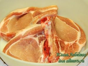 Carne de porc coapta