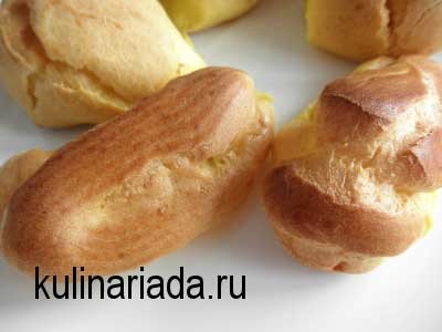 Aluat alimentat pentru gătit eclair