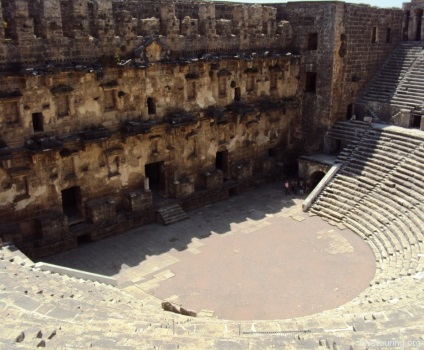 Az amfiteátrum az ókori város Aspendos