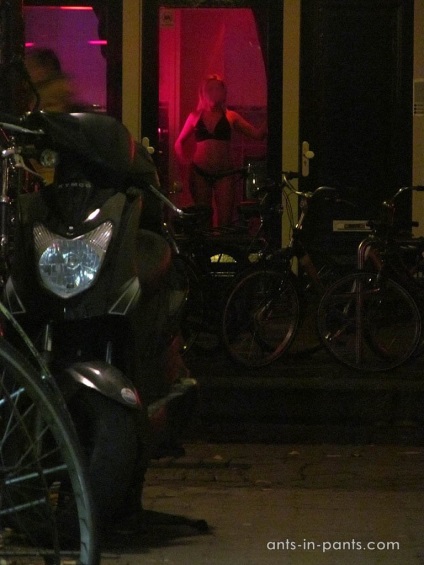 Cartierul de lumină roșie din Amsterdam, prostituate și nu numai, furnici în pantaloni