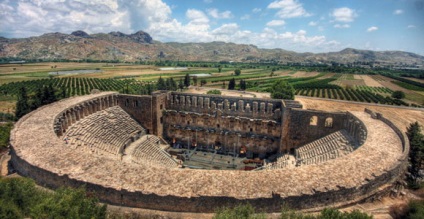 Aspendos, az ókori színház - virtuális útmutató
