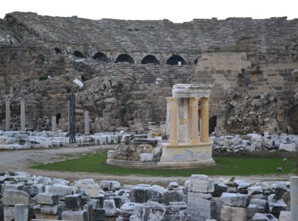 Aspendos, Turcia descriere, fotografie, unde este pe hartă, cum se ajunge