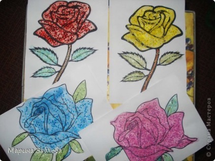 Flori cu flori (cărți poștale), țară de maeștri