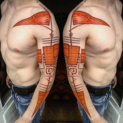 Isten Tattoo „furcsa és őrült tetoválás Gregory Maslov