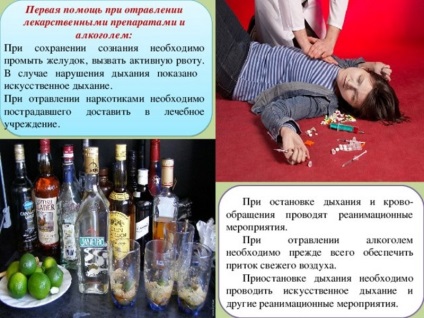 Mai degrabă pentru a opri o vărsături după o otrăvire alcoolică în condiții de casă - o intoxicatie cu alcool ca