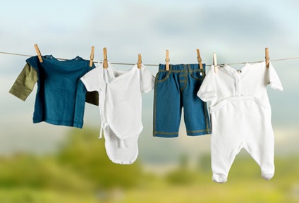 A mosás gyermek újszülöttek számára - jobb por