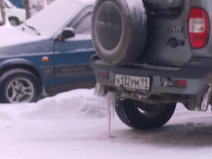 Mi van, ha az autó kipufogócső megfagyott