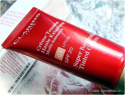 Clarins multi-intensiv super restaurator colorat cremă 03 litchi spf 20 - restaurare zi