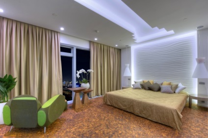 Design interior al dormitorului în stilul avangardei cu fotografii și opțiuni pentru design