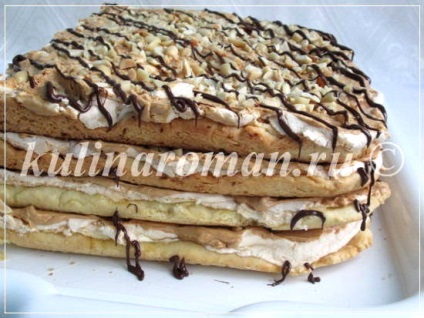 Tort de casă - snickers - pas cu pas, rețete delicioase