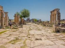 Az ókori város Aspendos Törökország helyezze a térképet, hogy hogyan érheti el magad
