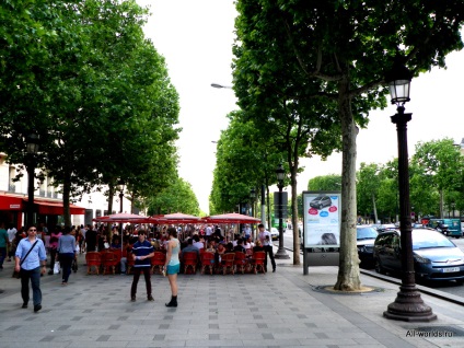 Champs Elysees din Paris