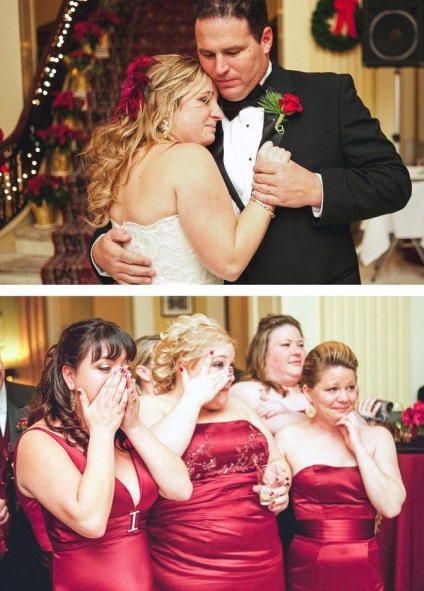 Érzelmi esküvői pillanatok, amelyek egy könnycsepp
