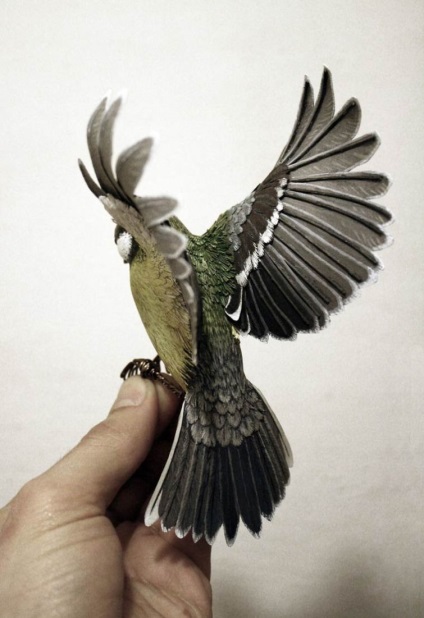 Ezek elképesztően valósághű madár azzal a ténnyel, hogy vannak házak egymástól umkra