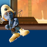 Jocul Smurfiki fierbe poțiunea împreună cu tatăl Smurf