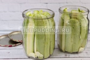 Zucchini în mustar toarnă pentru iarna, cum să gătească pe