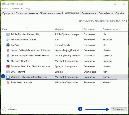 Hogyan lehet letiltani vagy eltávolítani a Windows Defender 10 valamennyi, hogyan távolítsa el a tálcát a védő és tiltsa