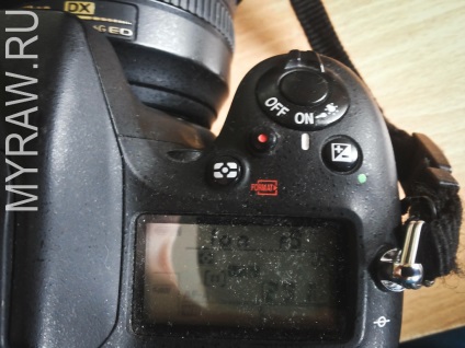 Modificarea modului brut pe camera foto nikon d7100