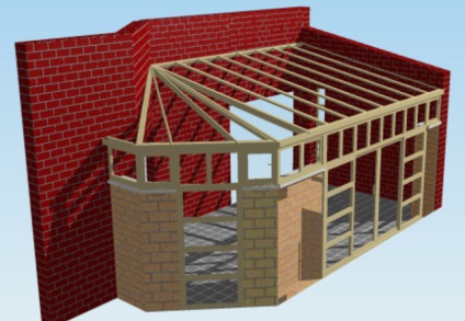 Как да прикачите верандата в къщата на дървен материал, бетонни блокове, тухли с ръцете си