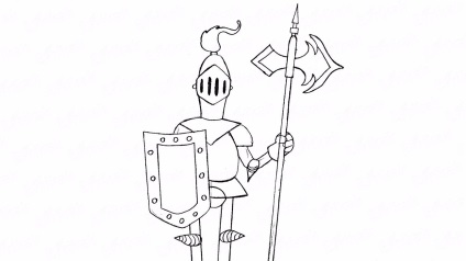 Cum să atragă cavalerii pas cu pas - cât de ușor și simplu de a trage cu un creion, stilou sau stilou-stilouri