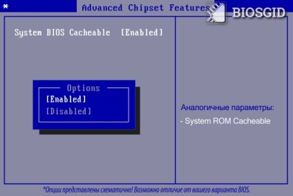 Cum să dezactivați cachingul și umbra în bios - cum să dezactivați caching-ul și umbra în bios