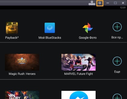 La fel ca în bluestacks 2, modificați limba de introducere