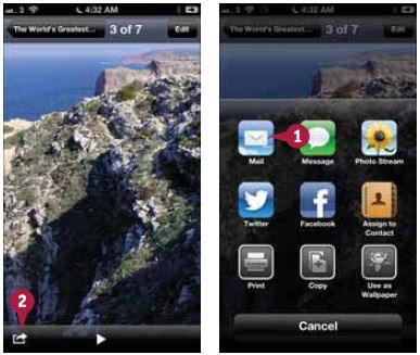 Cum se configurează trimiterea de fotografii în e-mail și mesaje în iphone 5 - iphone - ipad