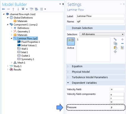 Cum se stabilește presiunea fluidului la rezolvarea problemelor dinamicii fluidelor computaționale, blogul comsol